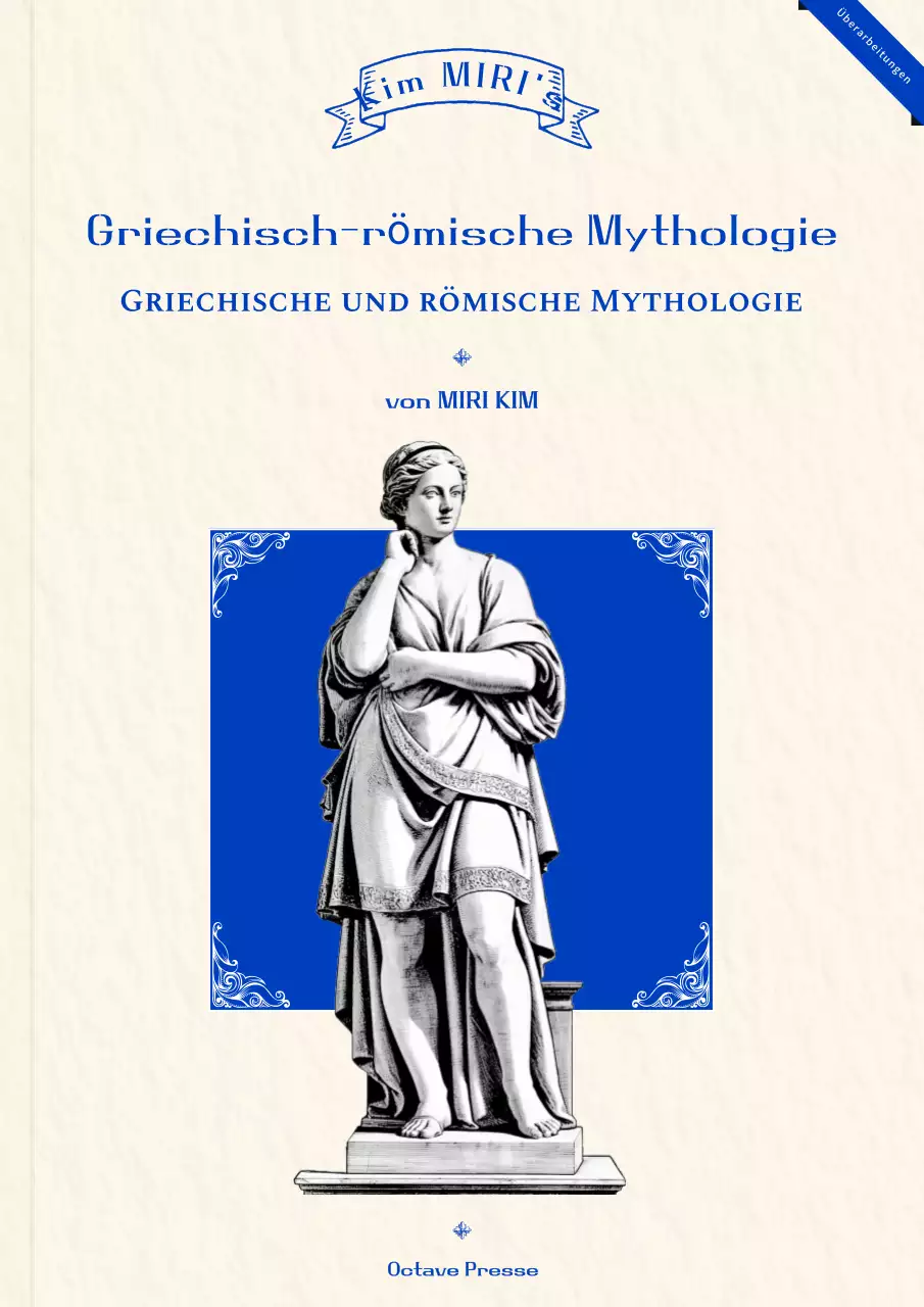 Beiges klassisches Mythologie-Lehrbuch