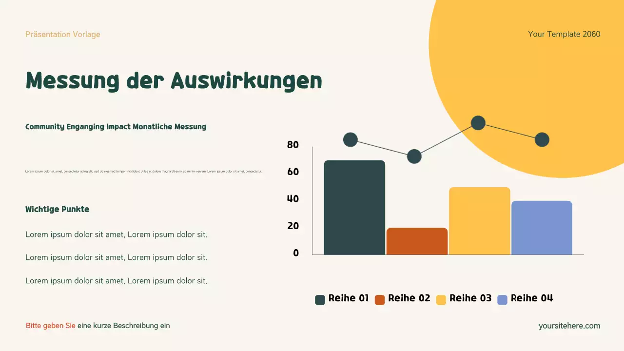 Grüne und orange moderne Familien- und Inklusivpräsentation