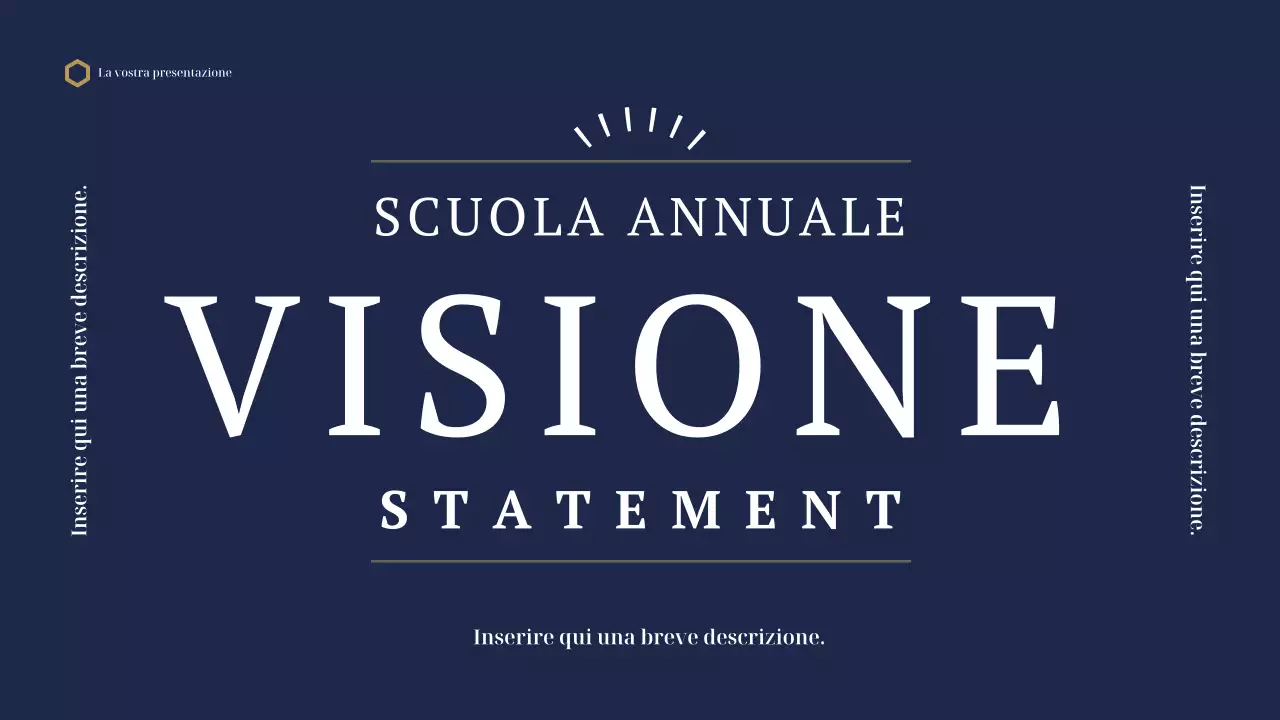 Presentazione della visione e degli obiettivi della Navy Classic School