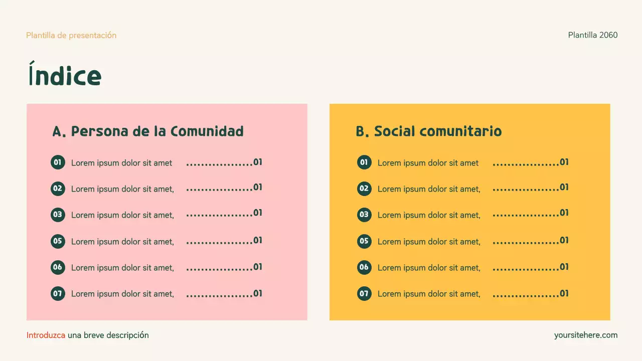 Presentación sobre la familia moderna y la inclusión en verde y naranja