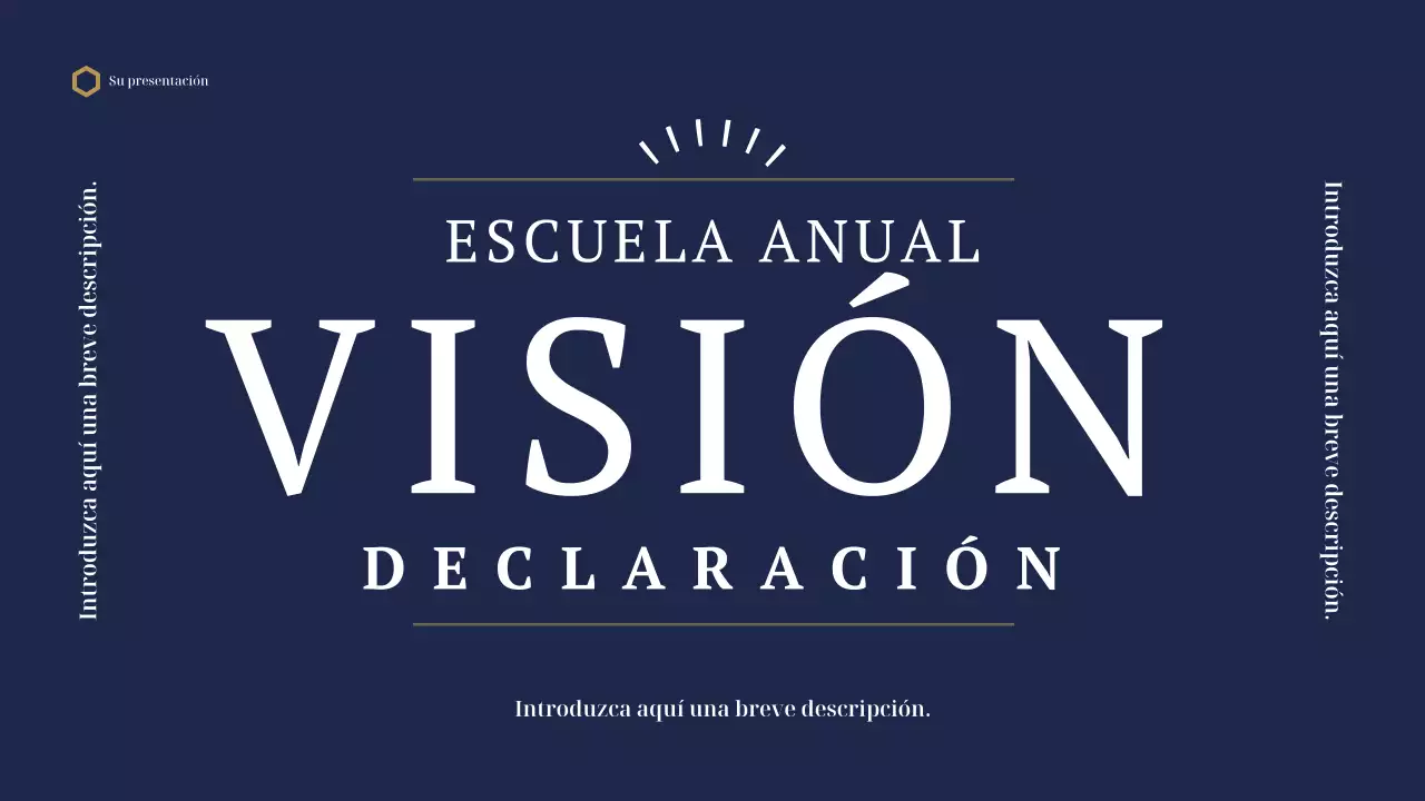 Presentación de la visión y los objetivos de la Escuela Clásica de la Marina