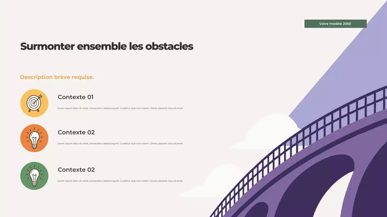 Présentation illustrée des valeurs familiales d'Orange