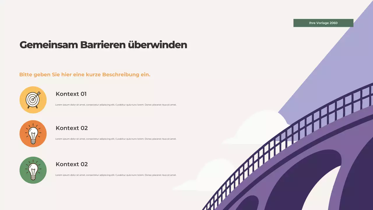 Orange Illustrierte Familienwerte Präsentation