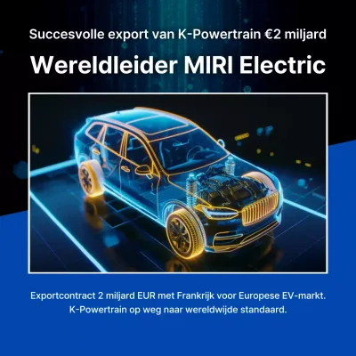 Blauwe Cyber Car Advertentie