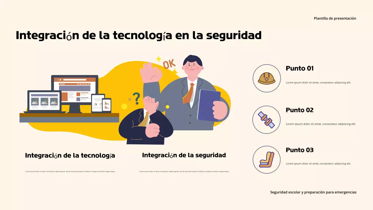 Presentación de Orange sobre seguridad profesional en la escuela