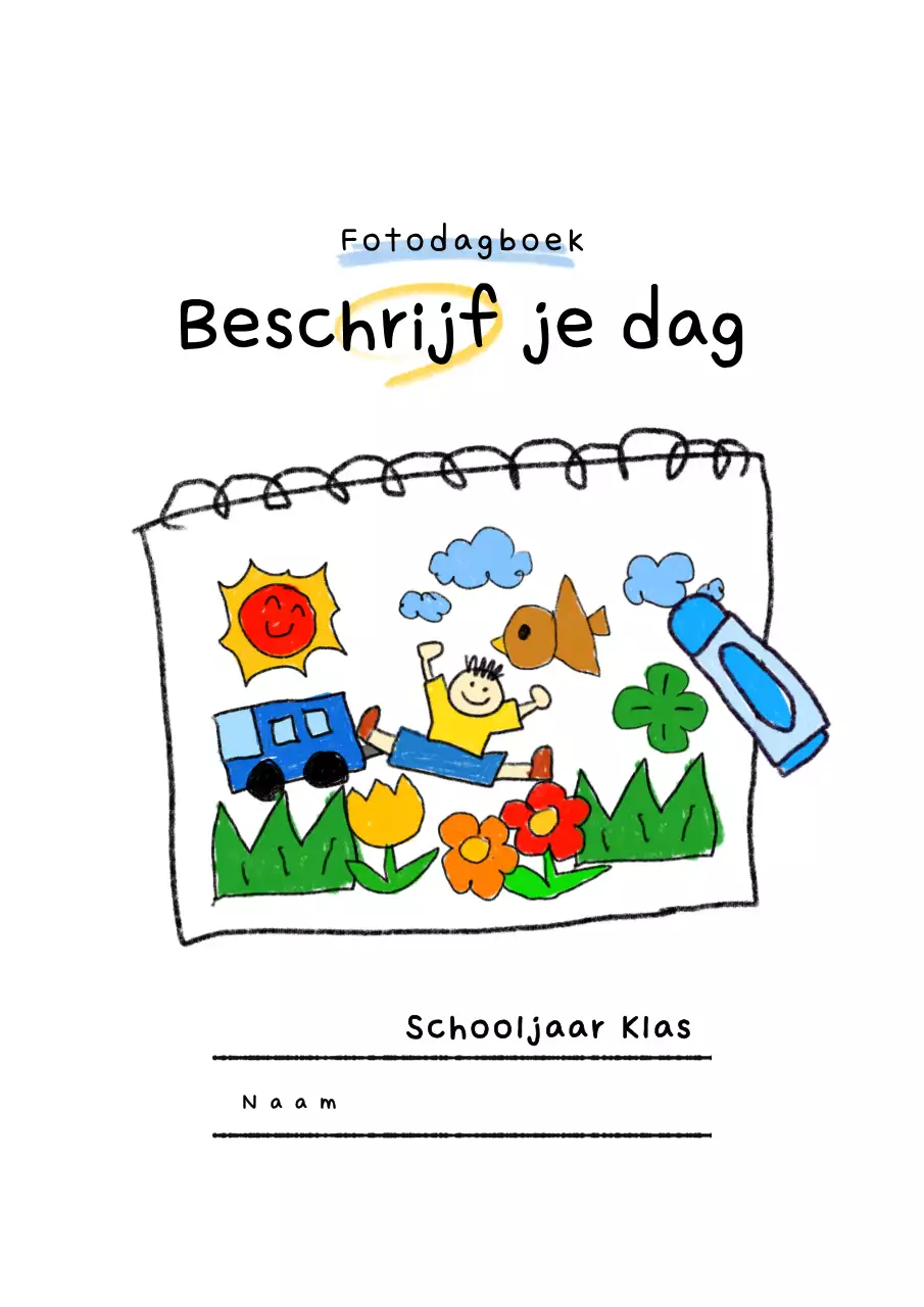 Groene babydagboek dakku