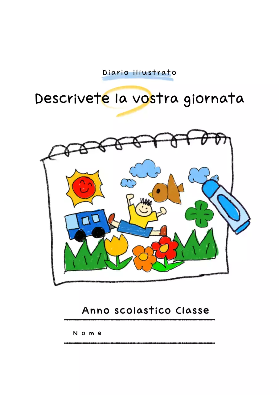 Diario del bambino verde dakku