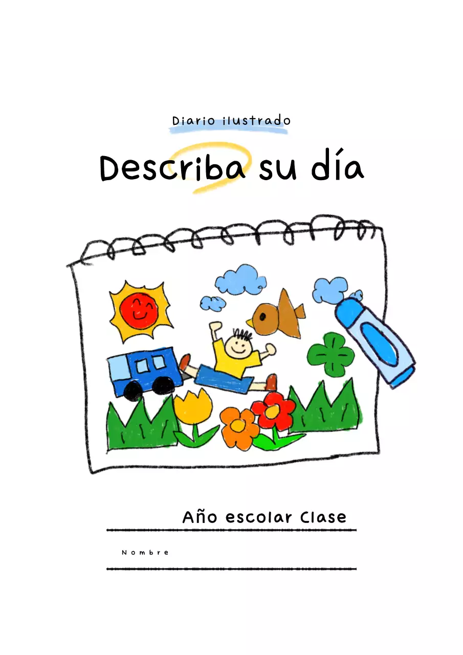 Diario de bebé verde dakku