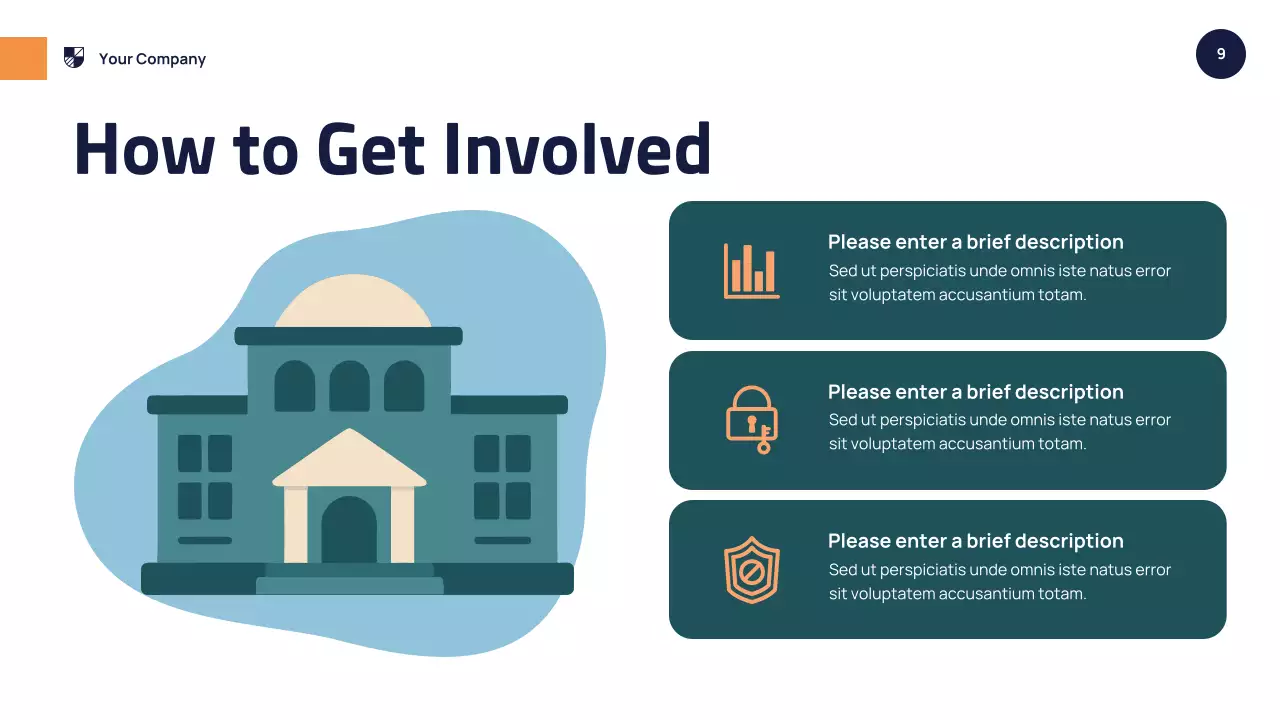 Orange Modern School Event Presentation