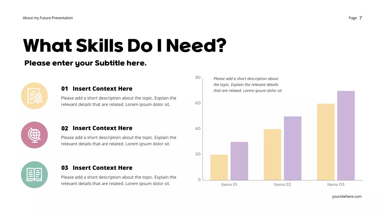 Orange Dreamy Personal Future and Goals Presentation