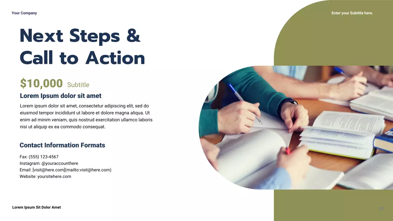 Blue Modern Education School Case Study Presentation