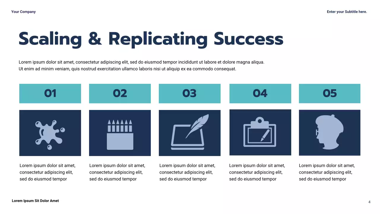 Blue Modern Education School Case Study Presentation