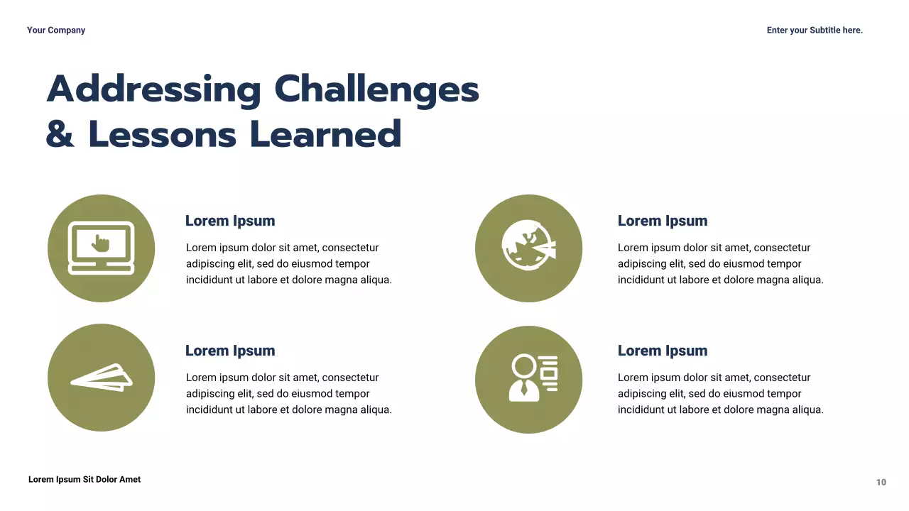 Blue Modern Education School Case Study Presentation