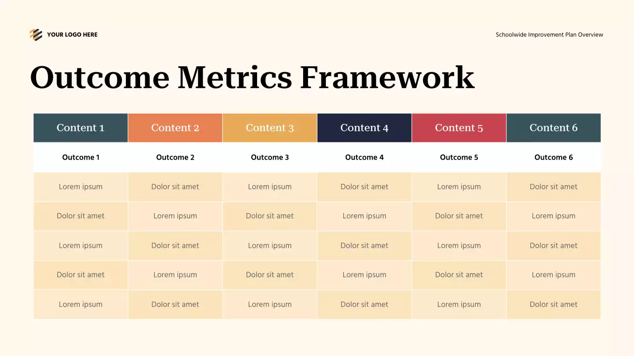 Teal Abstract Schoolwide Improvement Plan Overview Presentation