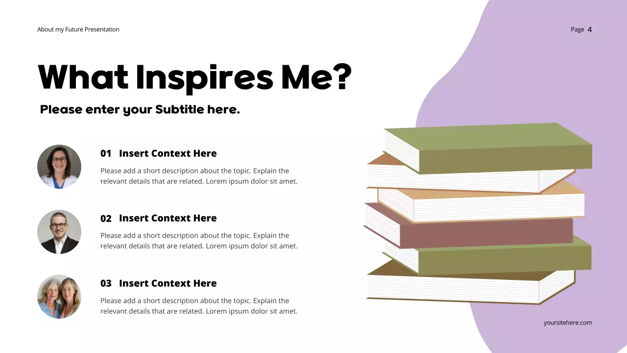 Orange Dreamy Personal Future and Goals Presentation