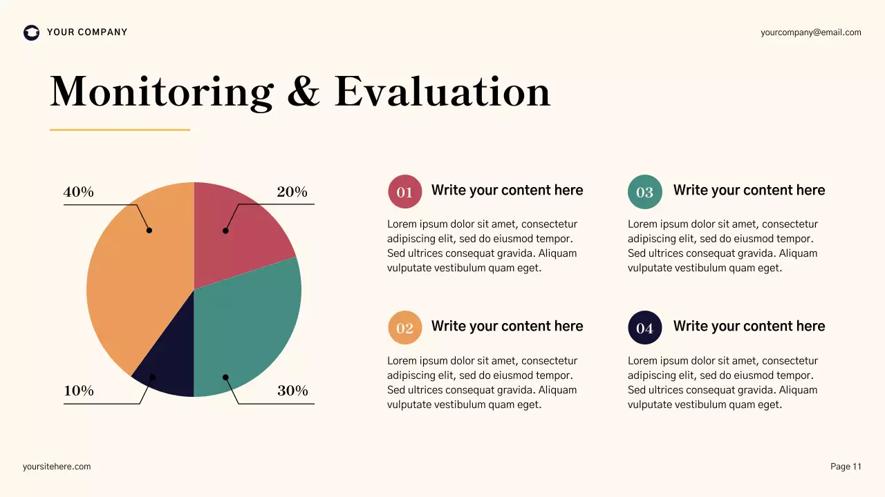 Blue Geometric Schoolwide Improvement Plan Overview Presentation