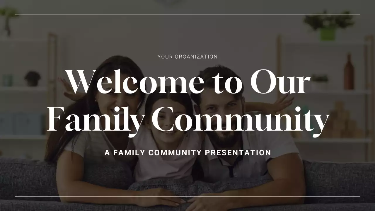 Simple Modern Family Community Presentation