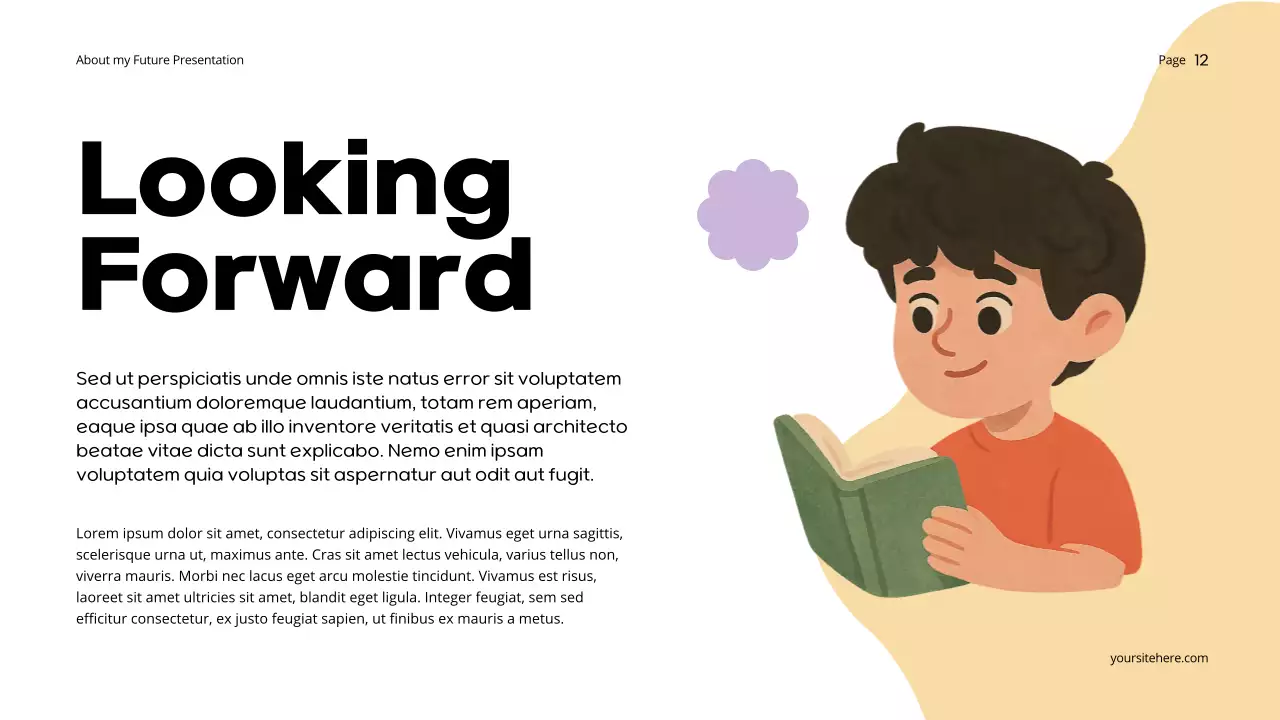 Orange Dreamy Personal Future and Goals Presentation