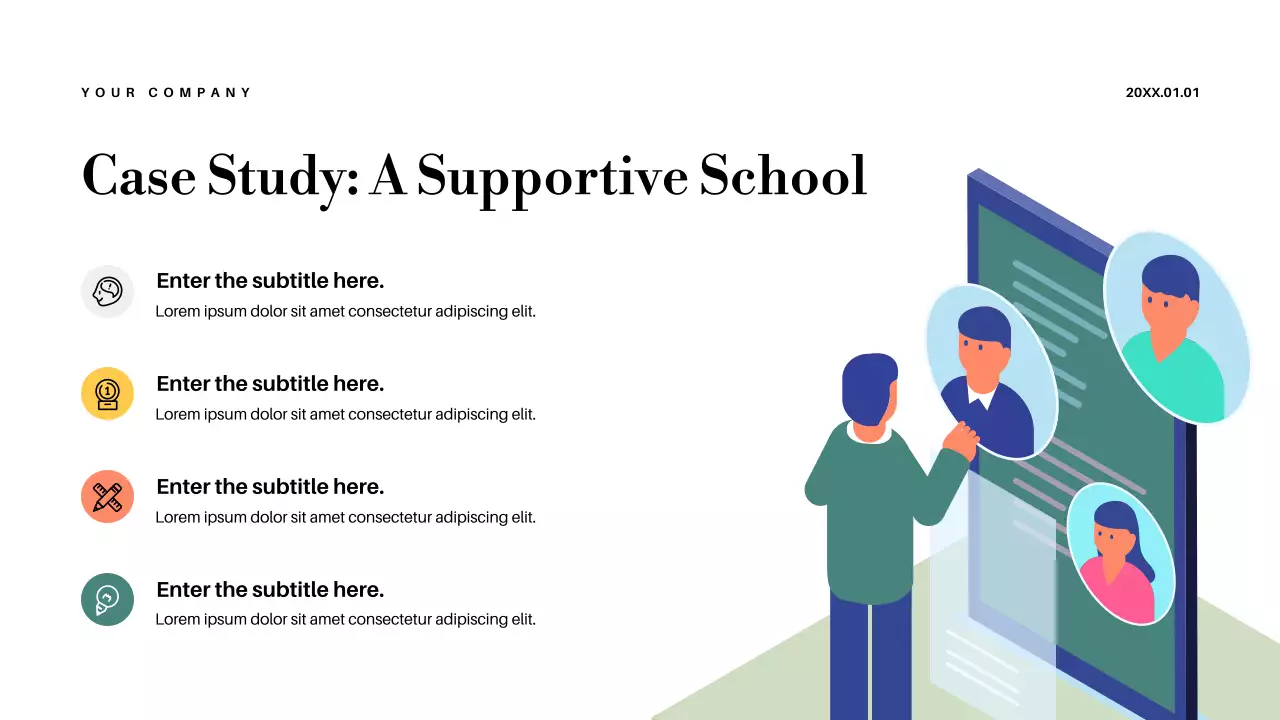 Pastel Abstract Teacher Wellbeing Lecture Presentation