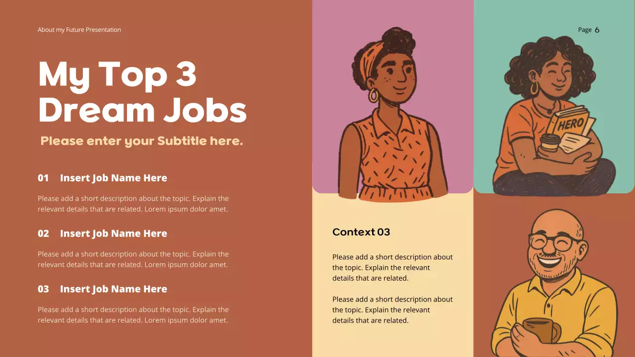 Orange Dreamy Personal Future and Goals Presentation