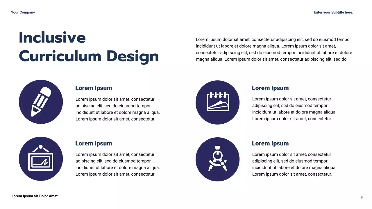 Blue Modern Education School Case Study Presentation