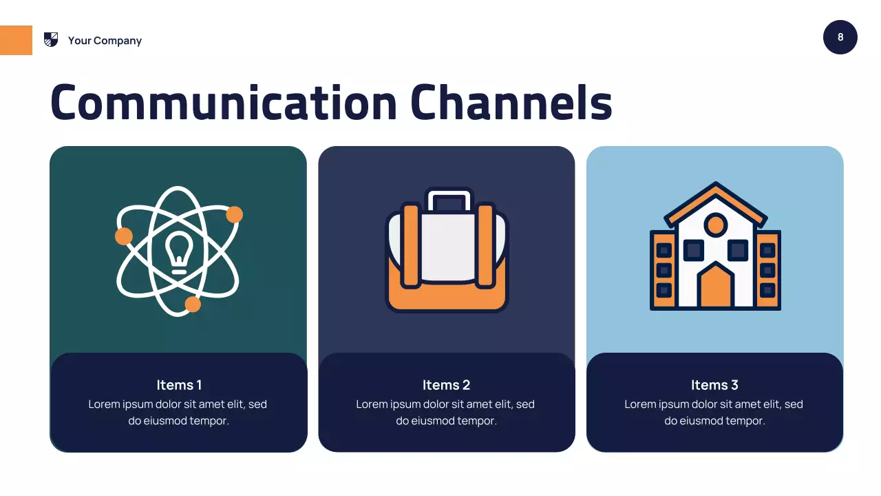 Orange Modern School Event Presentation