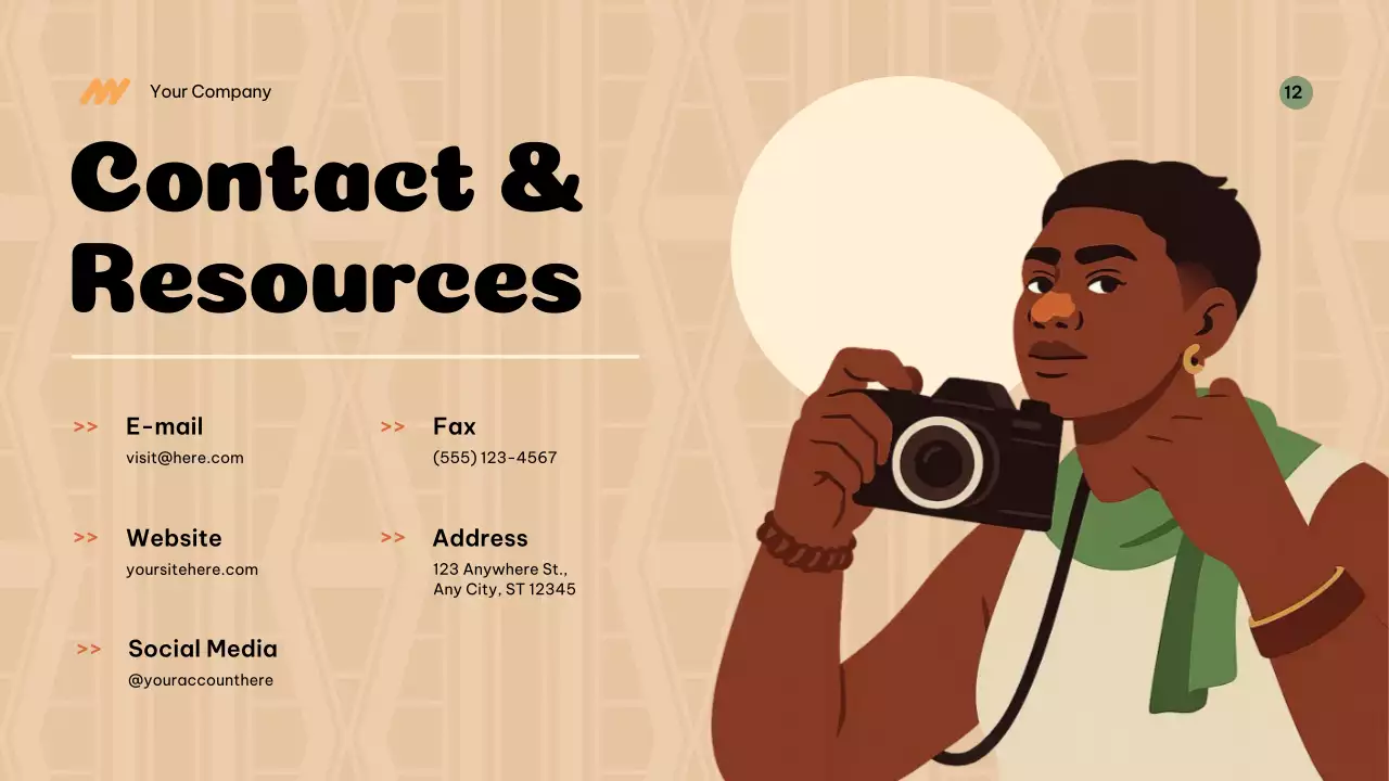 Beige Cultural Black History Lecture Presentation