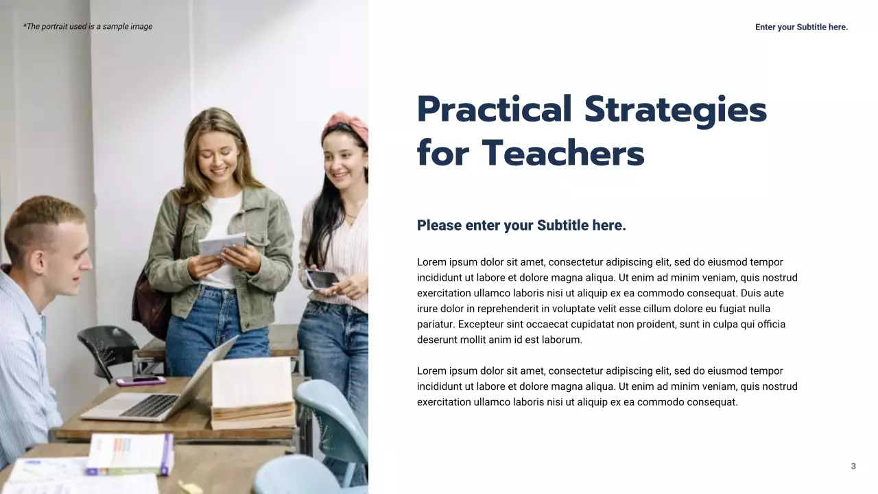 Blue Modern Education School Case Study Presentation