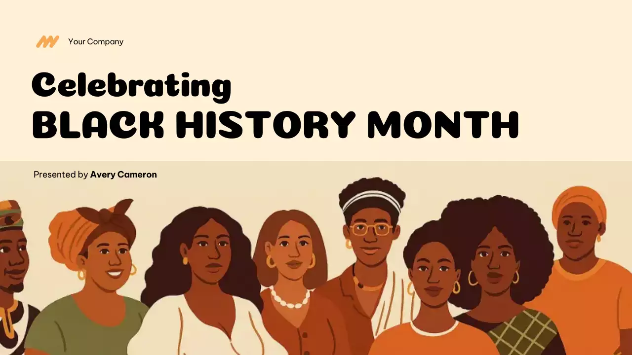 Beige Cultural Black History Lecture Presentation