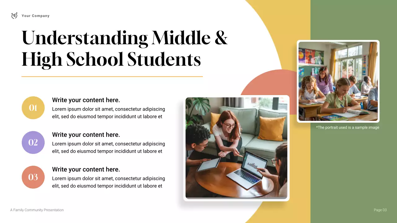 Simple Modern Family Community Presentation