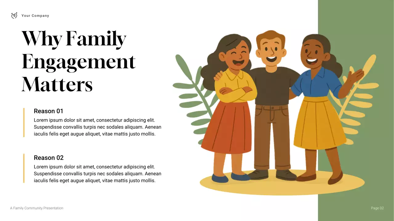 Simple Modern Family Community Presentation