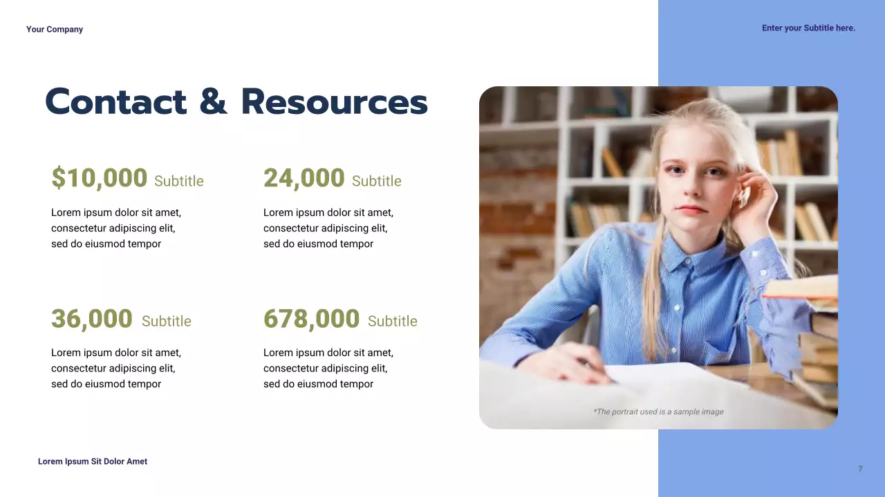 Blue Modern Education School Case Study Presentation