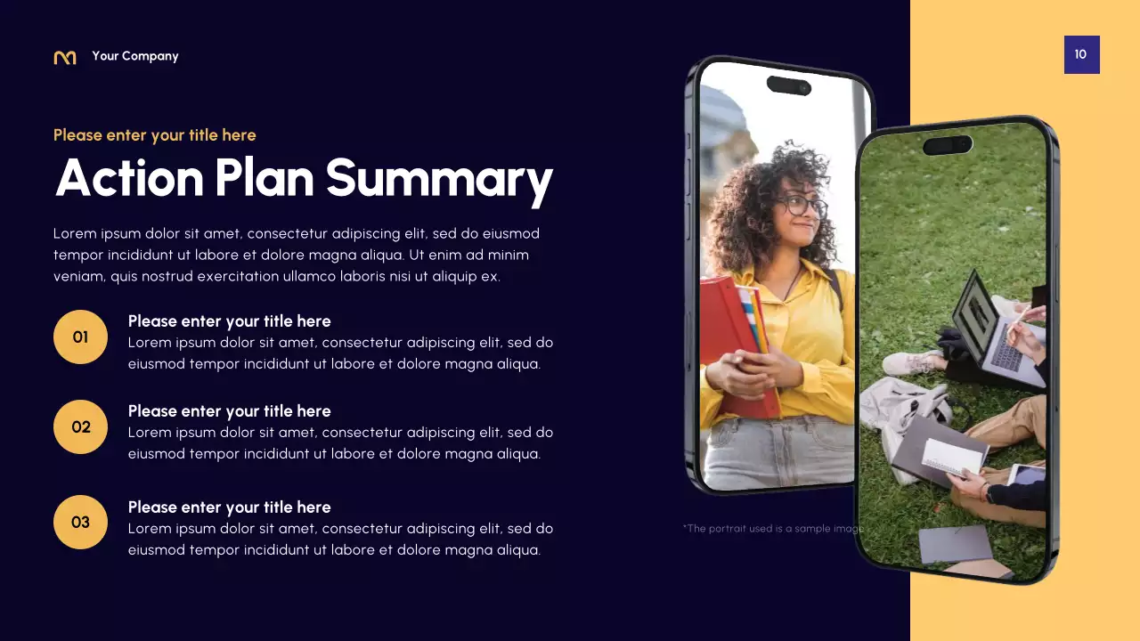 Purple Modern Student Improvement Presentation