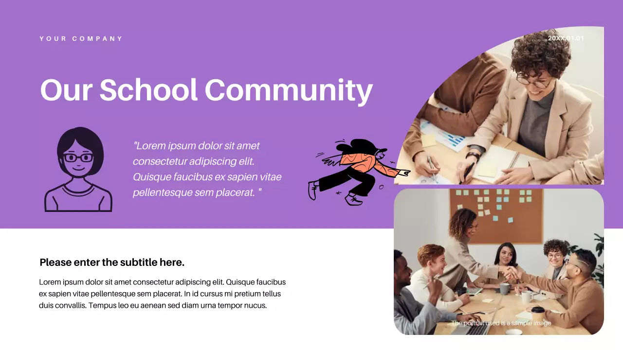 Purple Retro Education Journey Lecture Presentation