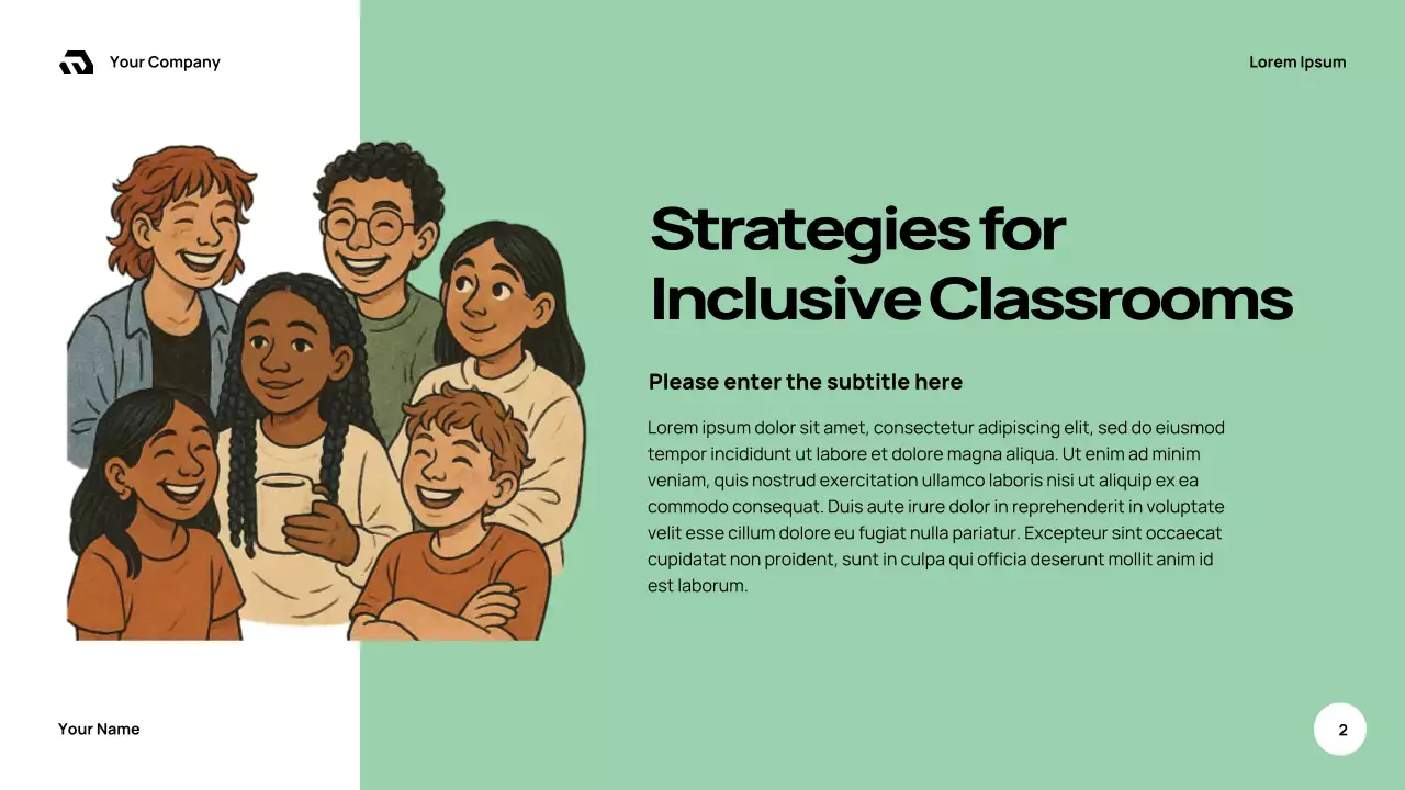 Orange Retro School Culture Guide Presentation