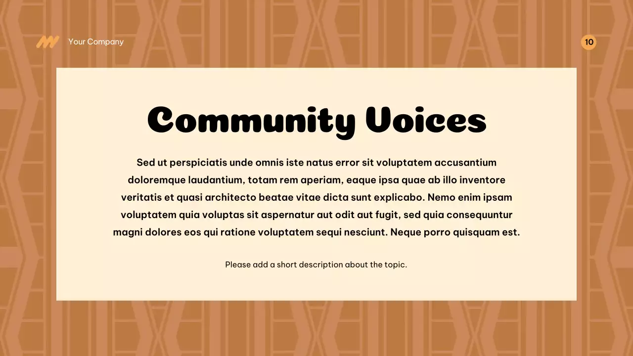 Beige Cultural Black History Lecture Presentation