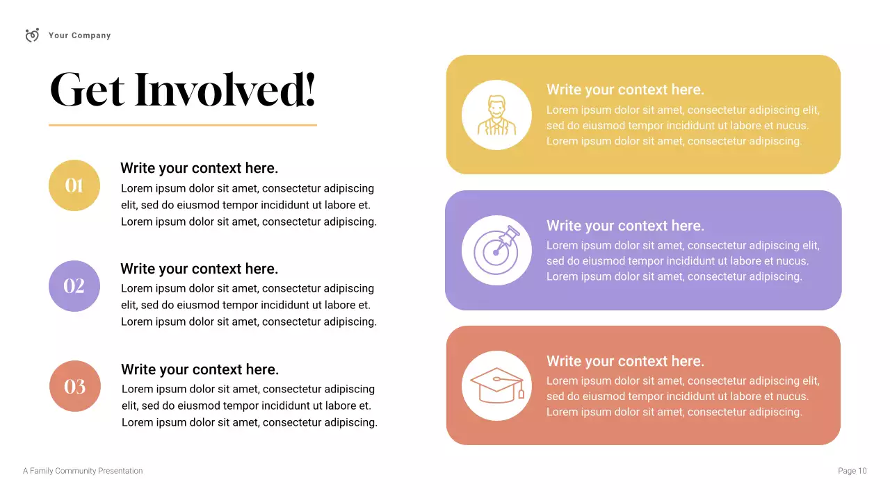 Simple Modern Family Community Presentation