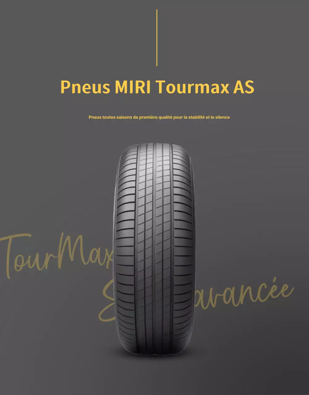 Publicité pour une voiture moderne jaune