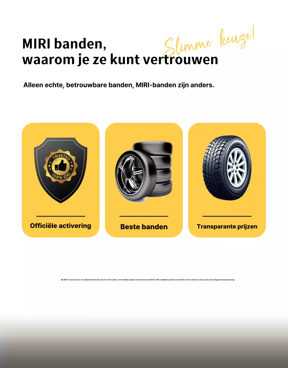 Gele moderne auto-advertentie
