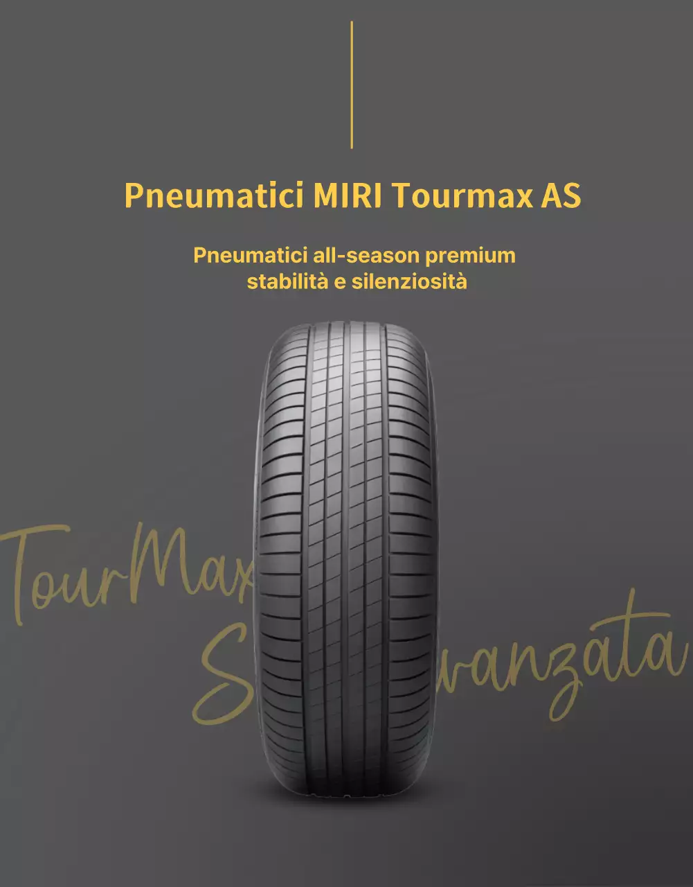 Pubblicità di un'auto moderna gialla