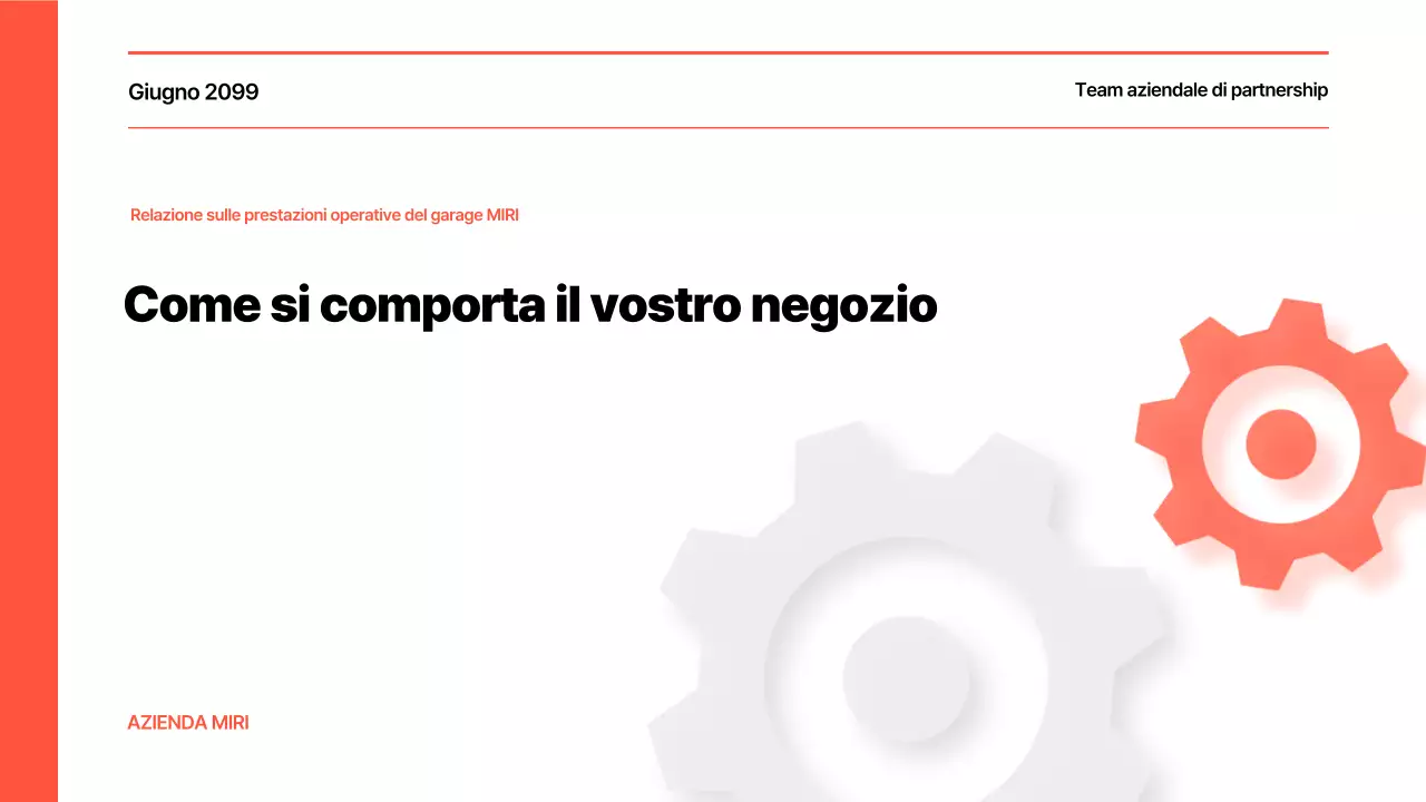 Analisi del rapporto di base arancione