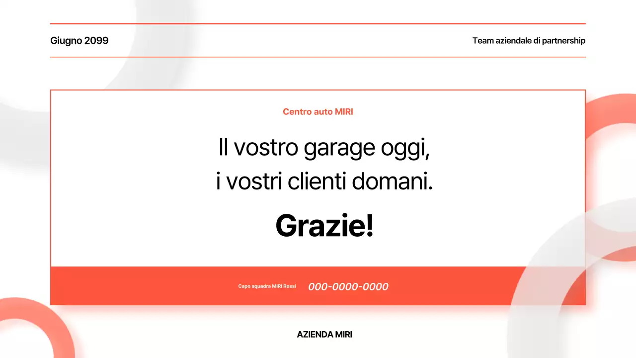 Analisi del rapporto di base arancione