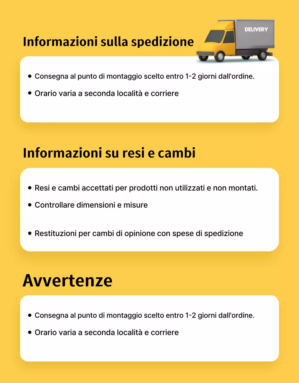 Pubblicità di un'auto moderna gialla