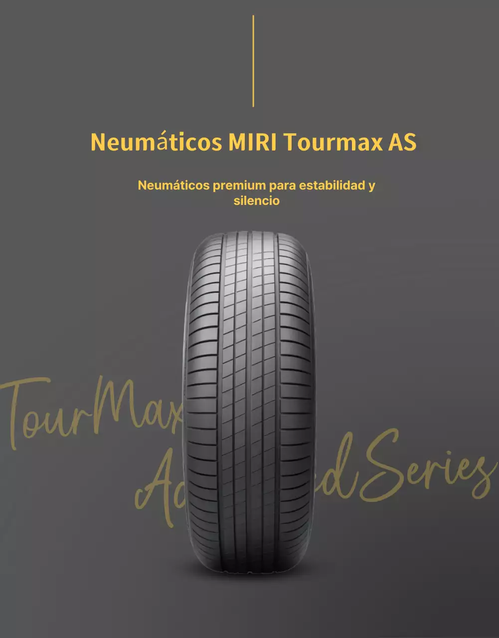 Anuncio de coche moderno amarillo