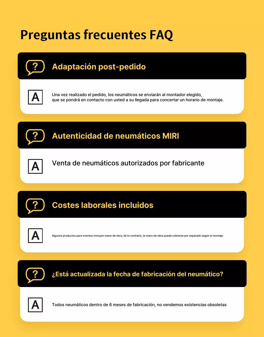 Anuncio de coche moderno amarillo