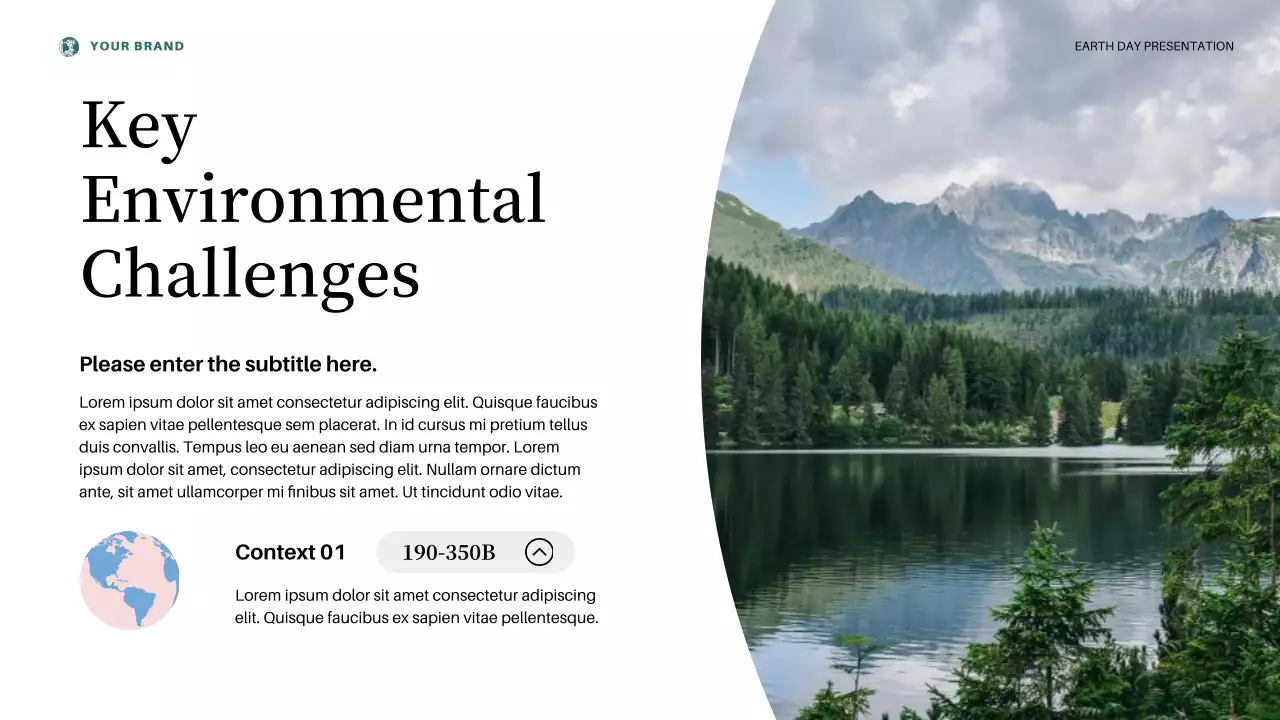 Presentasi Kuliah Hari Bumi Estetika Merah Muda