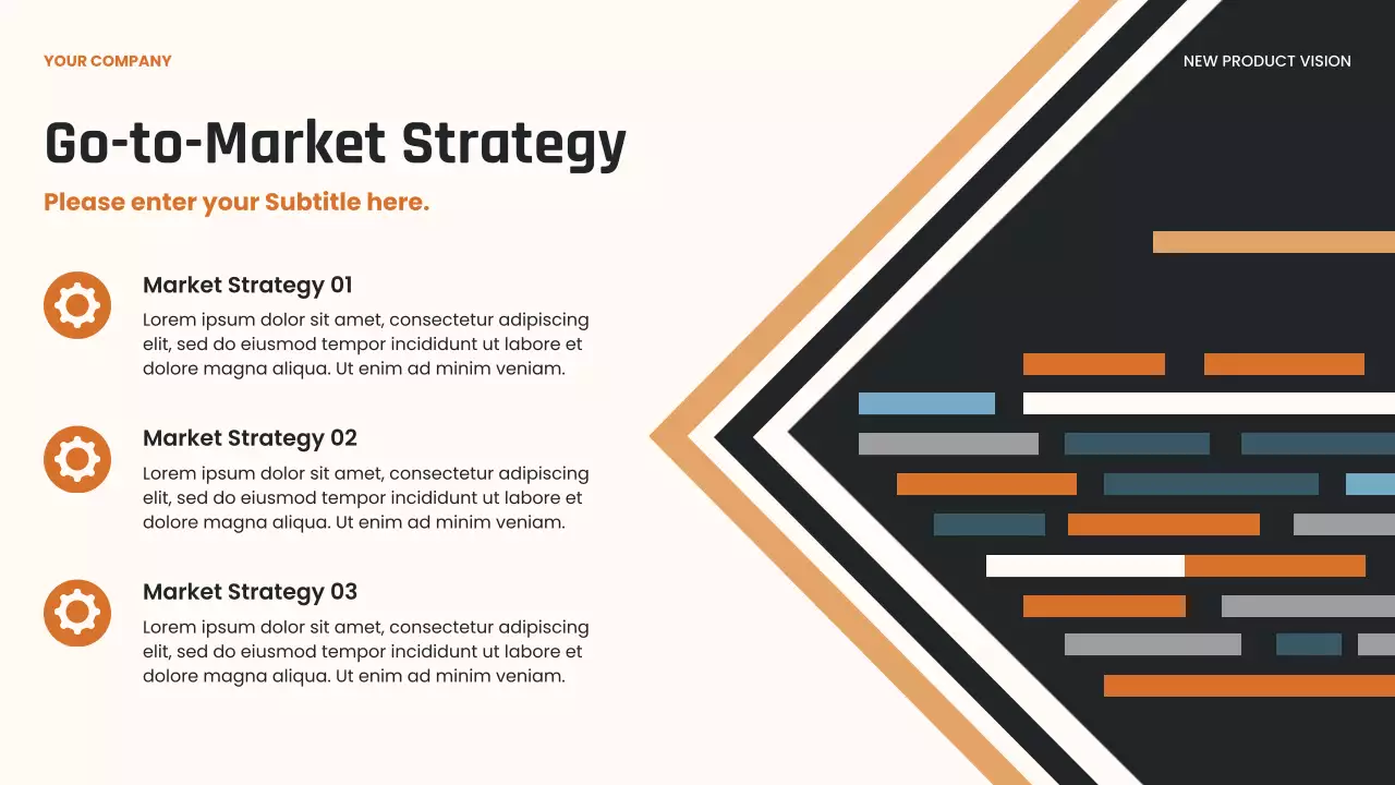 Black Modern Product Innovation and Vision Presentation