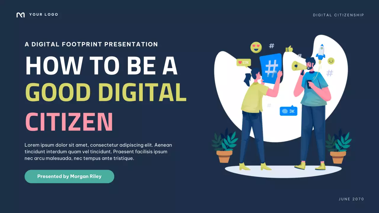 Navy Modern Digital Citizen Guide Presentation