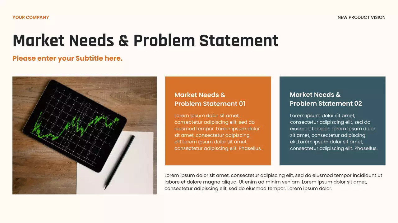 Black Modern Product Innovation and Vision Presentation