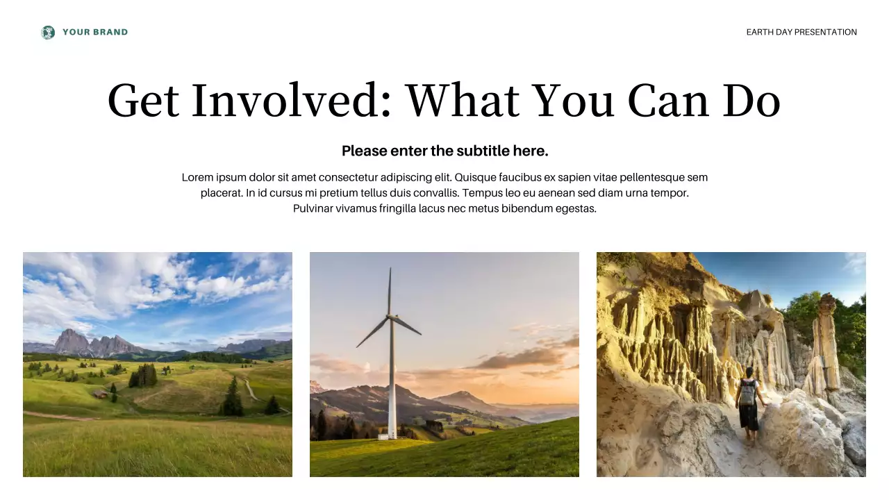 Presentasi Kuliah Hari Bumi Estetika Merah Muda